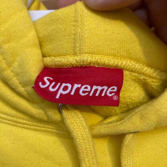 Supreme 2018 Text stripe Hoodie - Size small - Picture 4 of 6